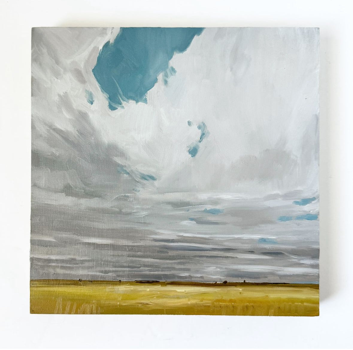 Once and For All • original oil on wood panel 8x8”