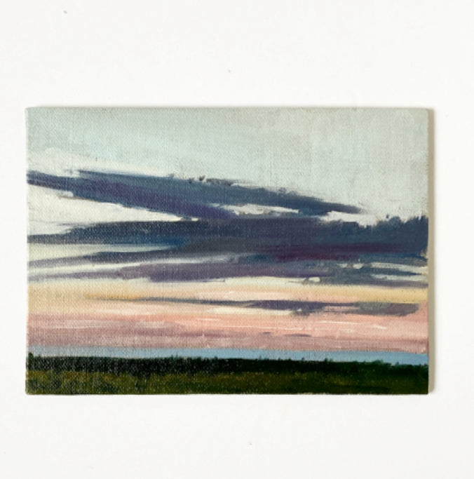 Whatever Comes Our Way • oil on linen panel 5x7”